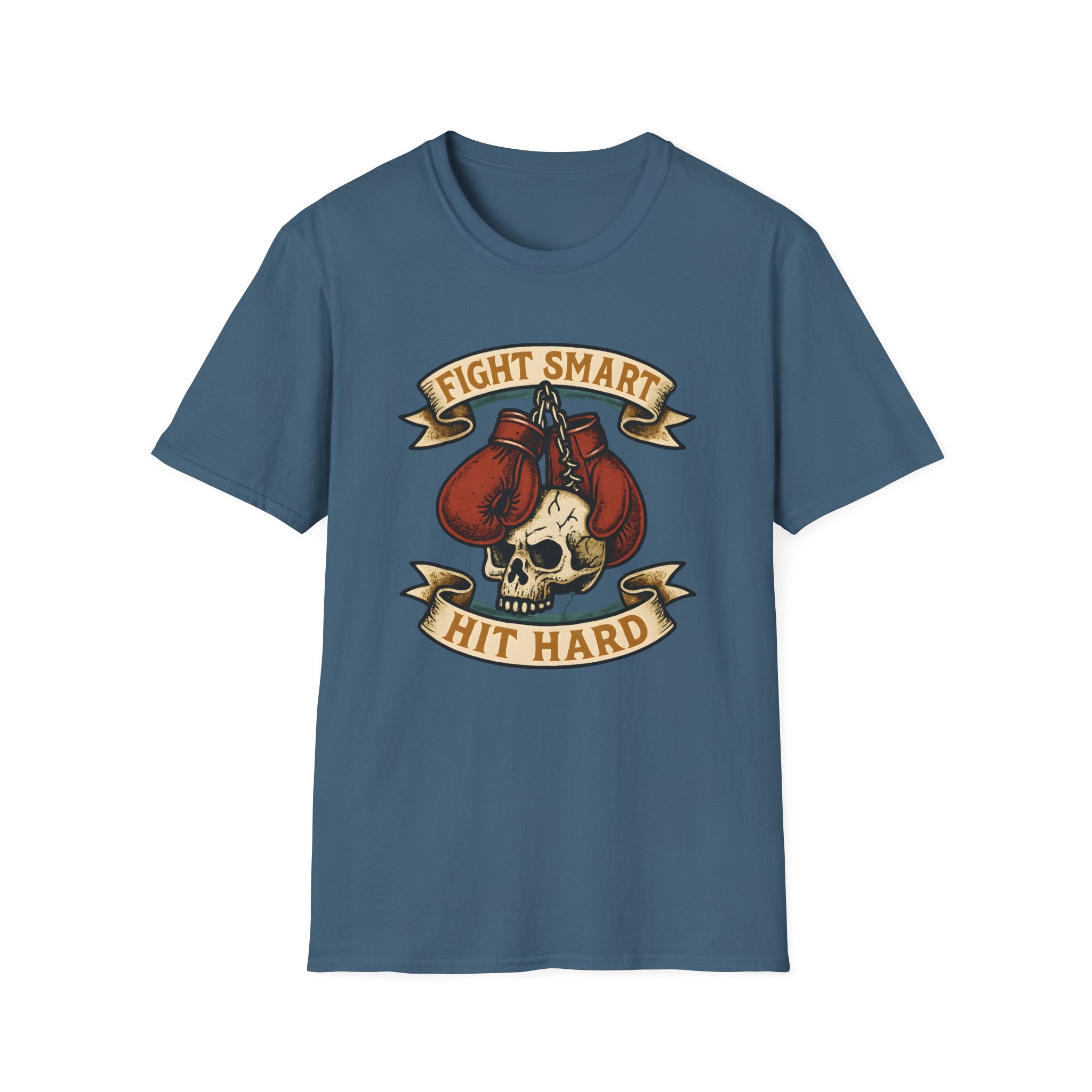 Boxing Skull with Gloves T-Shirt