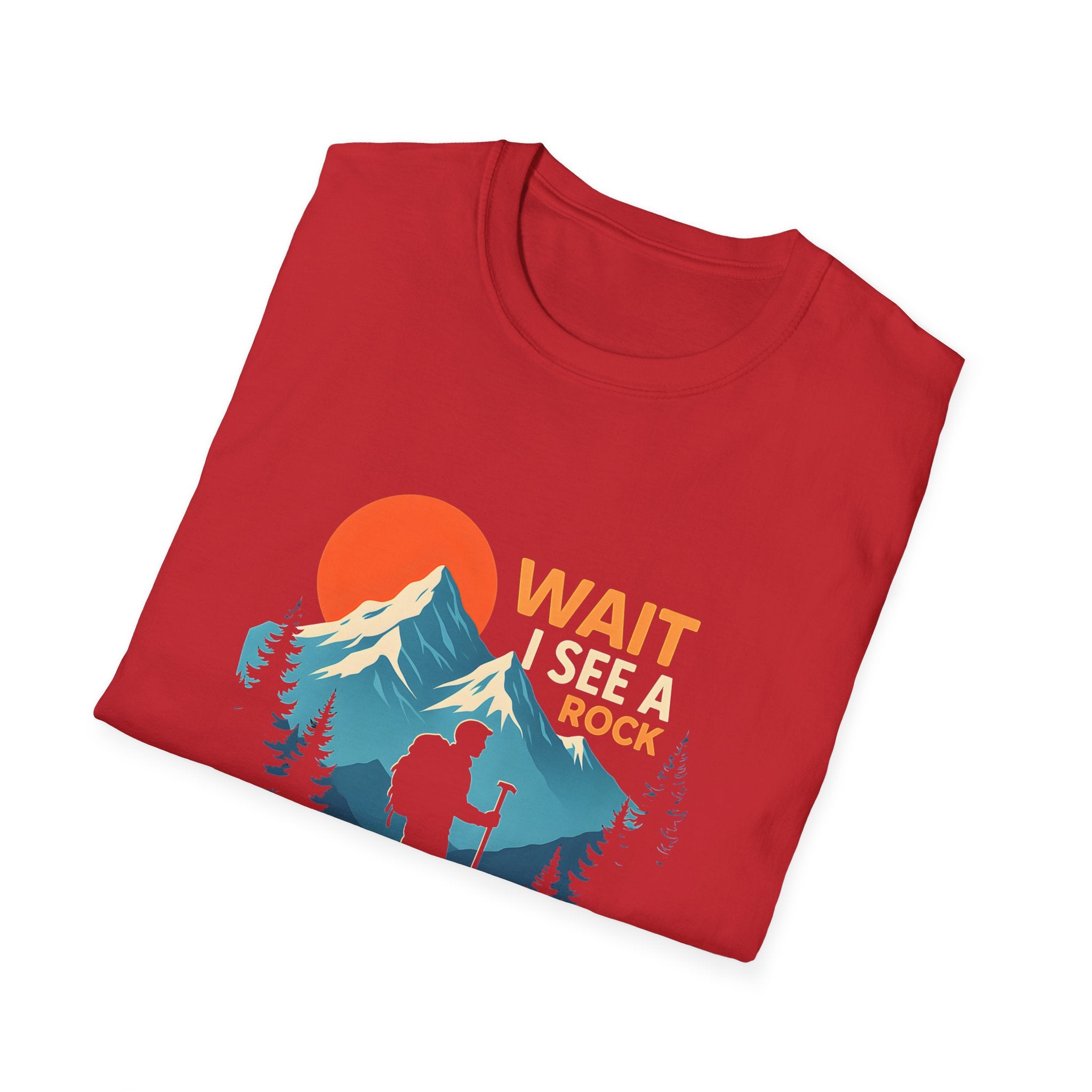 Hiker on Mountain Trail T-Shirt