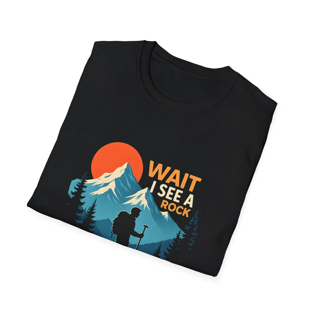 Hiker on Mountain Trail T-Shirt