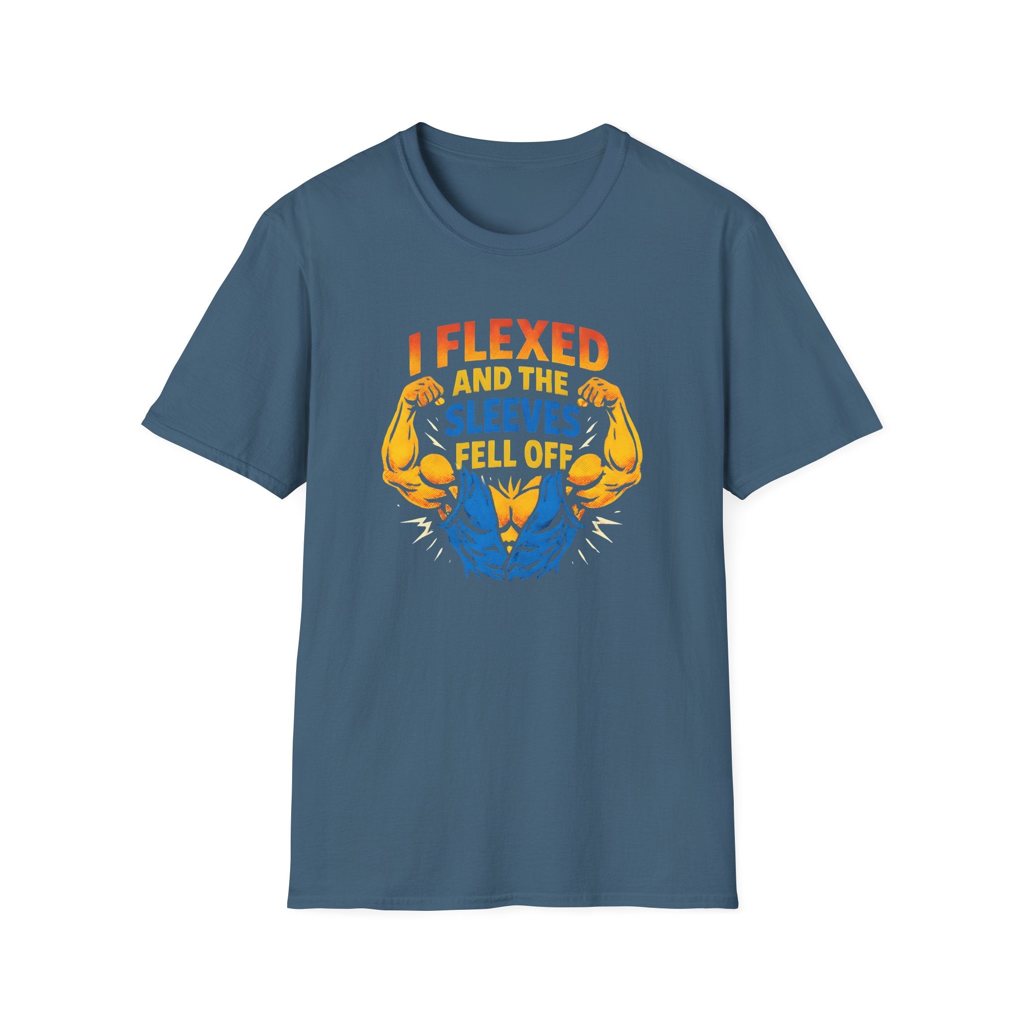 Flexed Arms Sleeves Off T-Shirt
