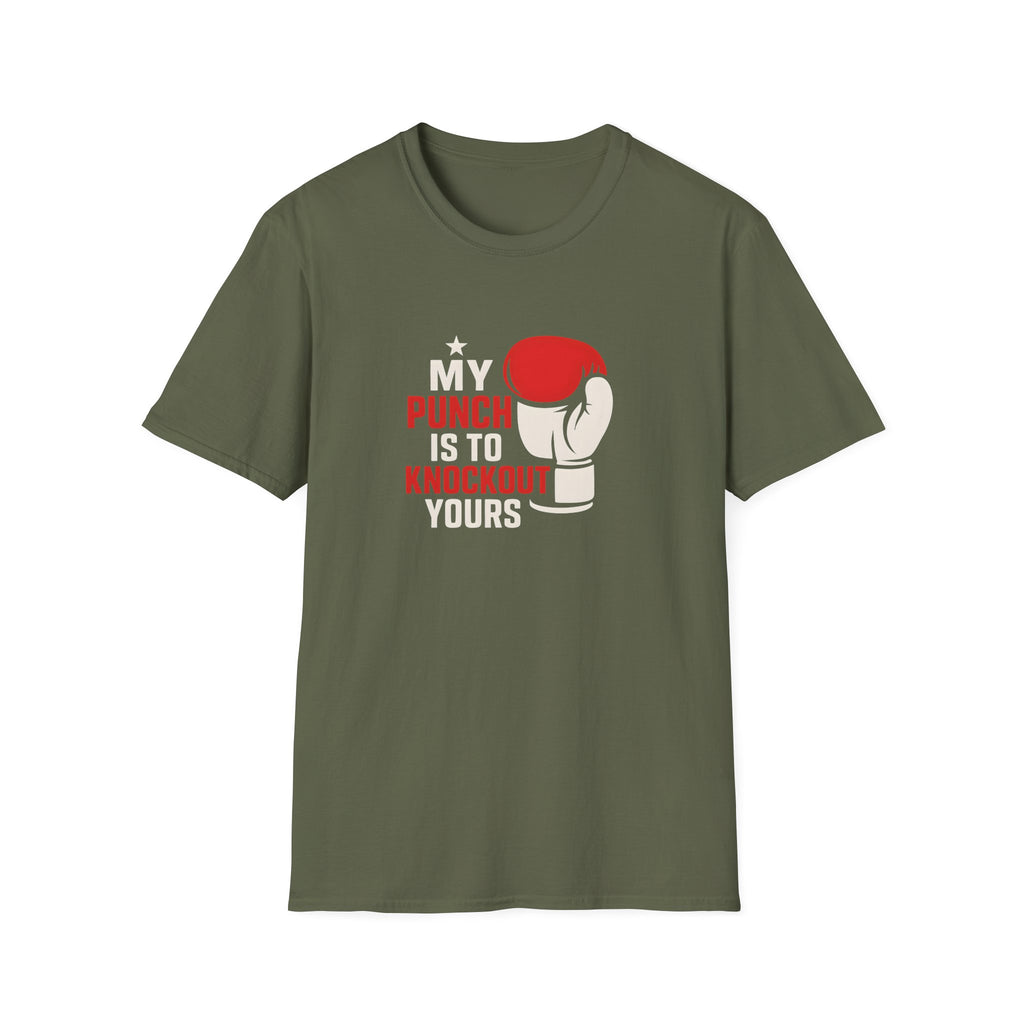 Knockout Punch Slogan T-Shirt