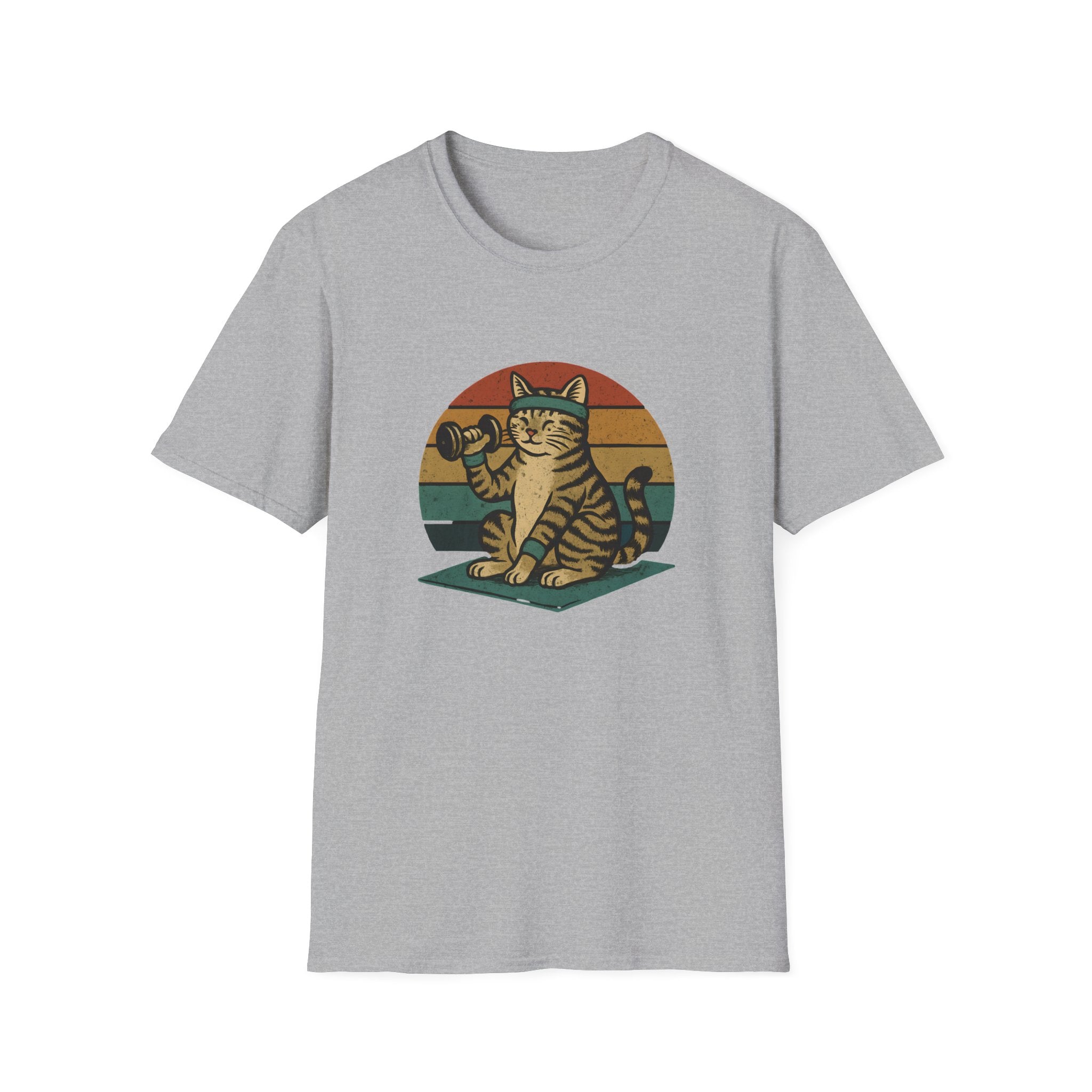 Cat lifting weights T-Shirt