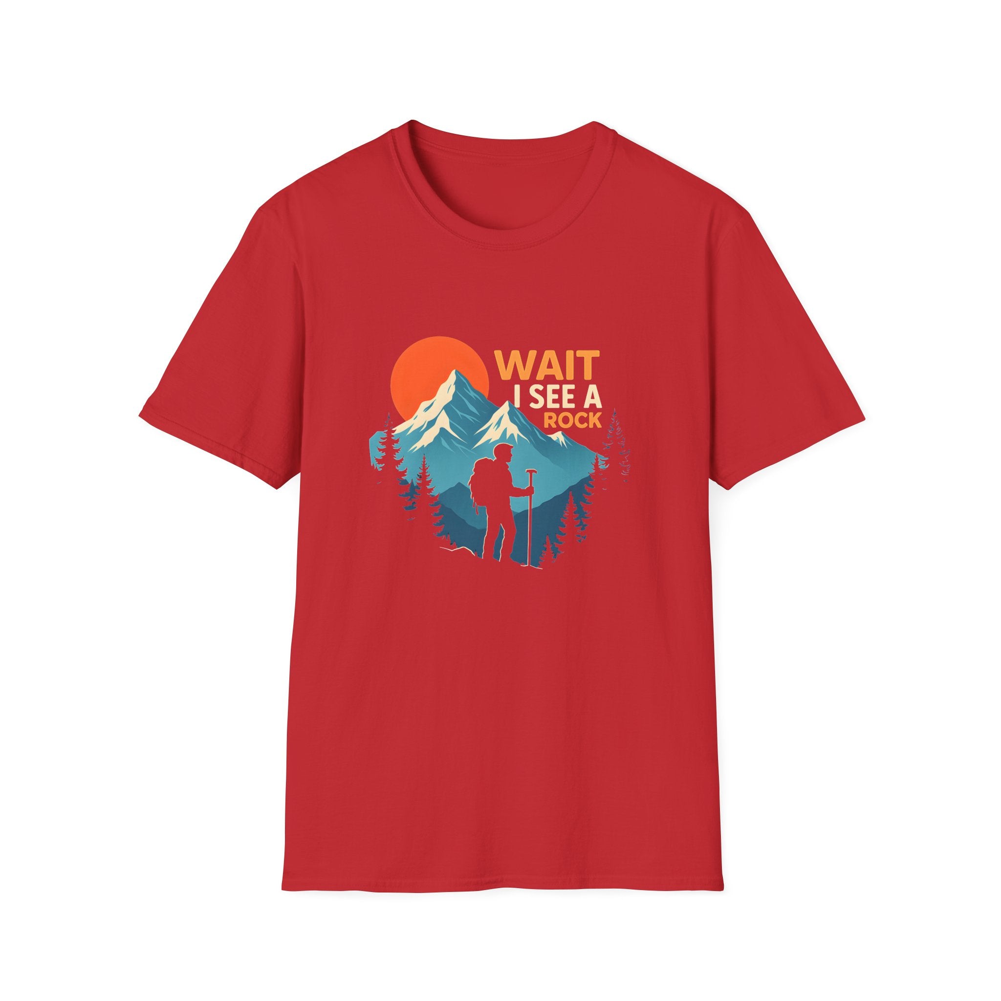 Hiker on Mountain Trail T-Shirt